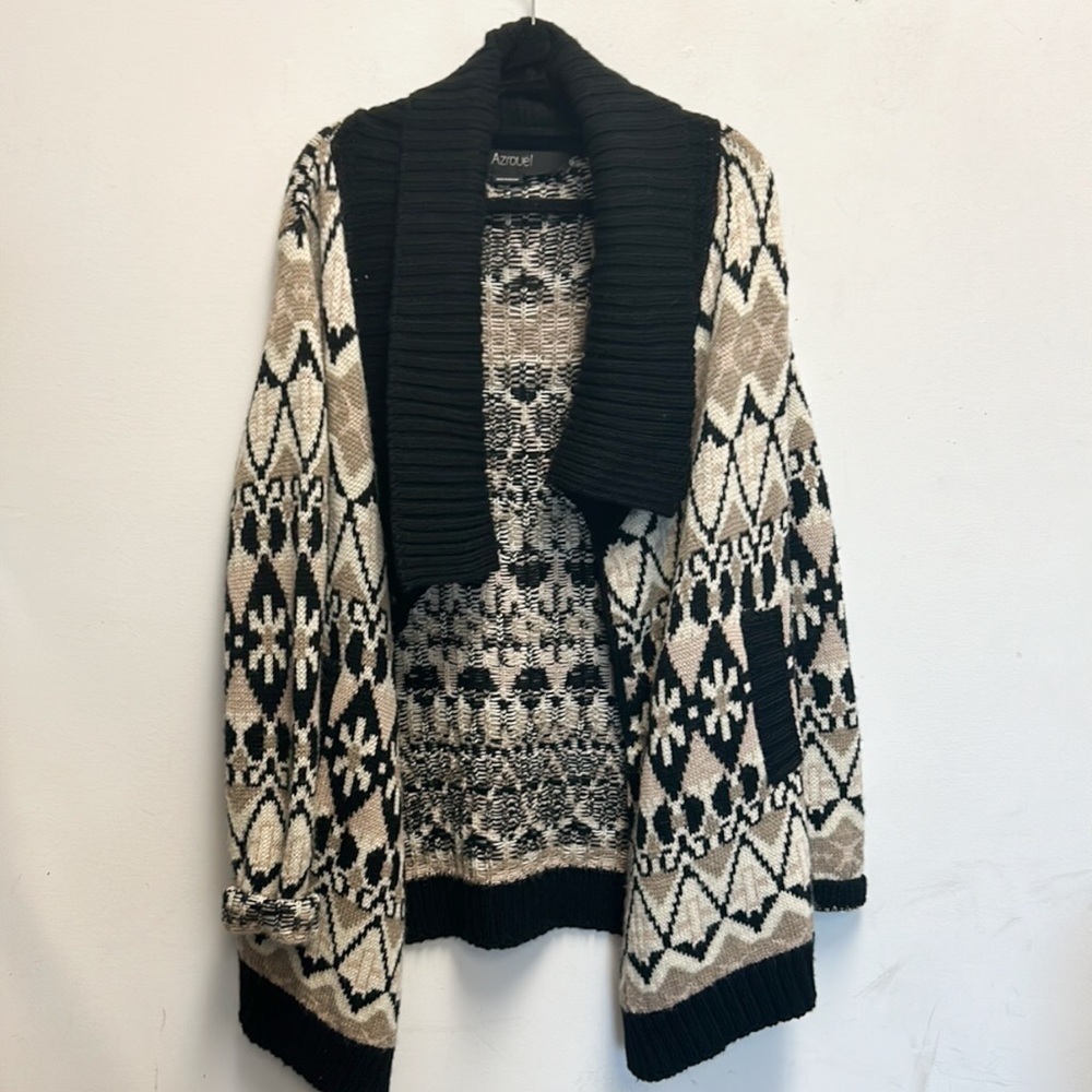 Yigal Azrouel alpaca wool print sweater